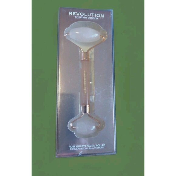 Revolution Skincare London Facial Roller Rose Quartz - Picture 1 of 4